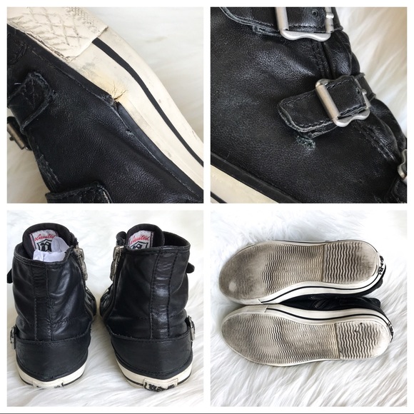 ♥️SOLD♥️ ASH Virgin Leather Hi-Top Sneakers - Picture 7 of 8